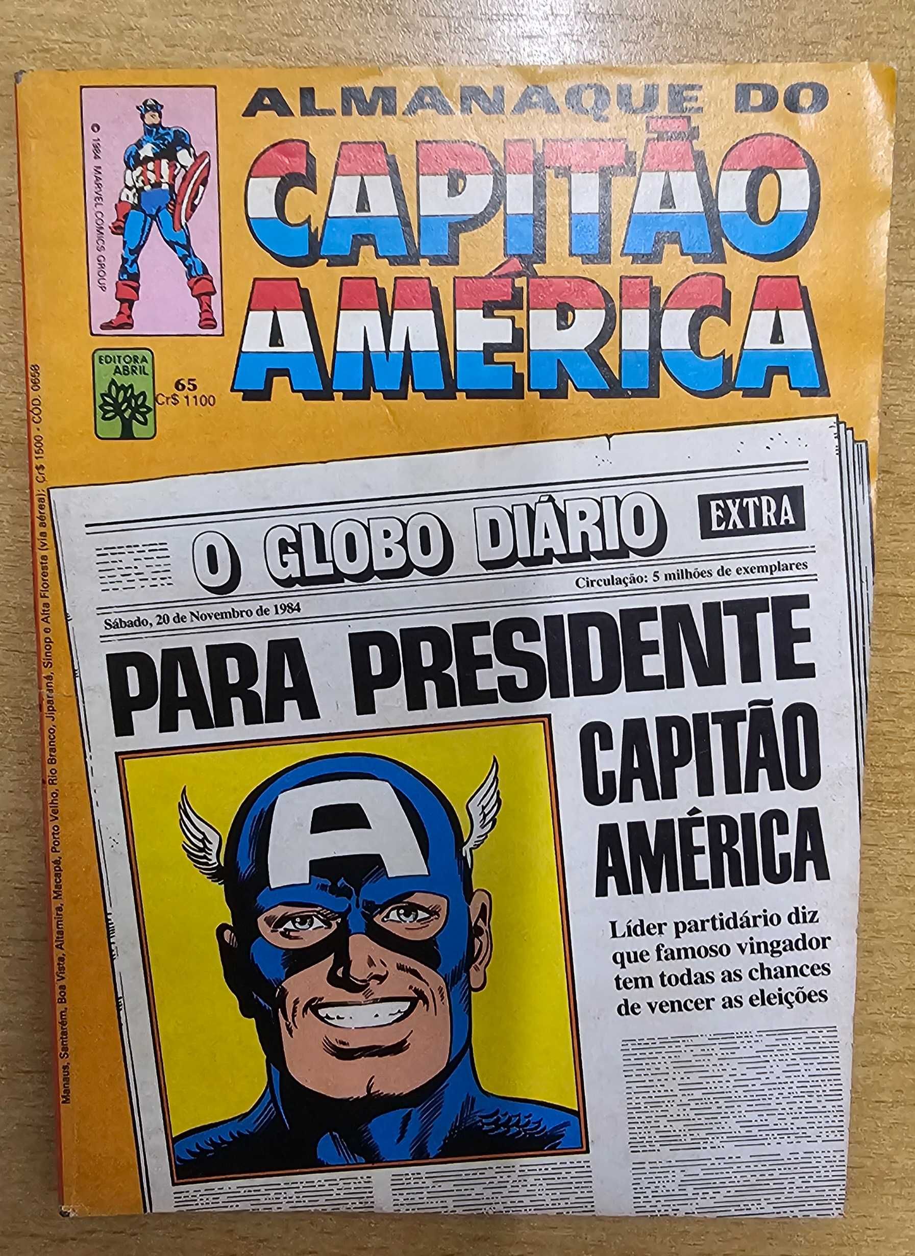 Revista Capitão América, Marvel, Abril