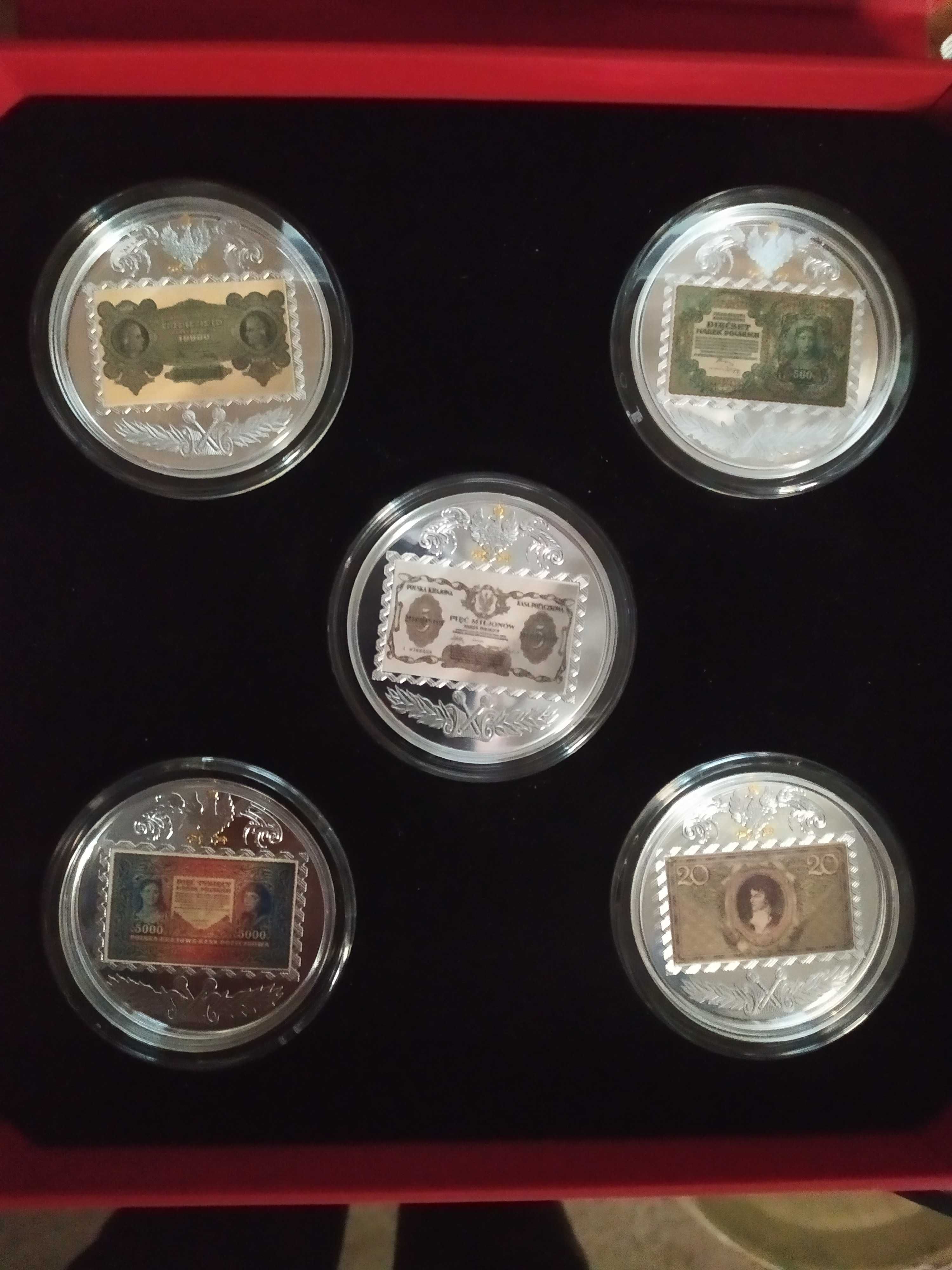 Srebrne monety.numizmaty 300szt