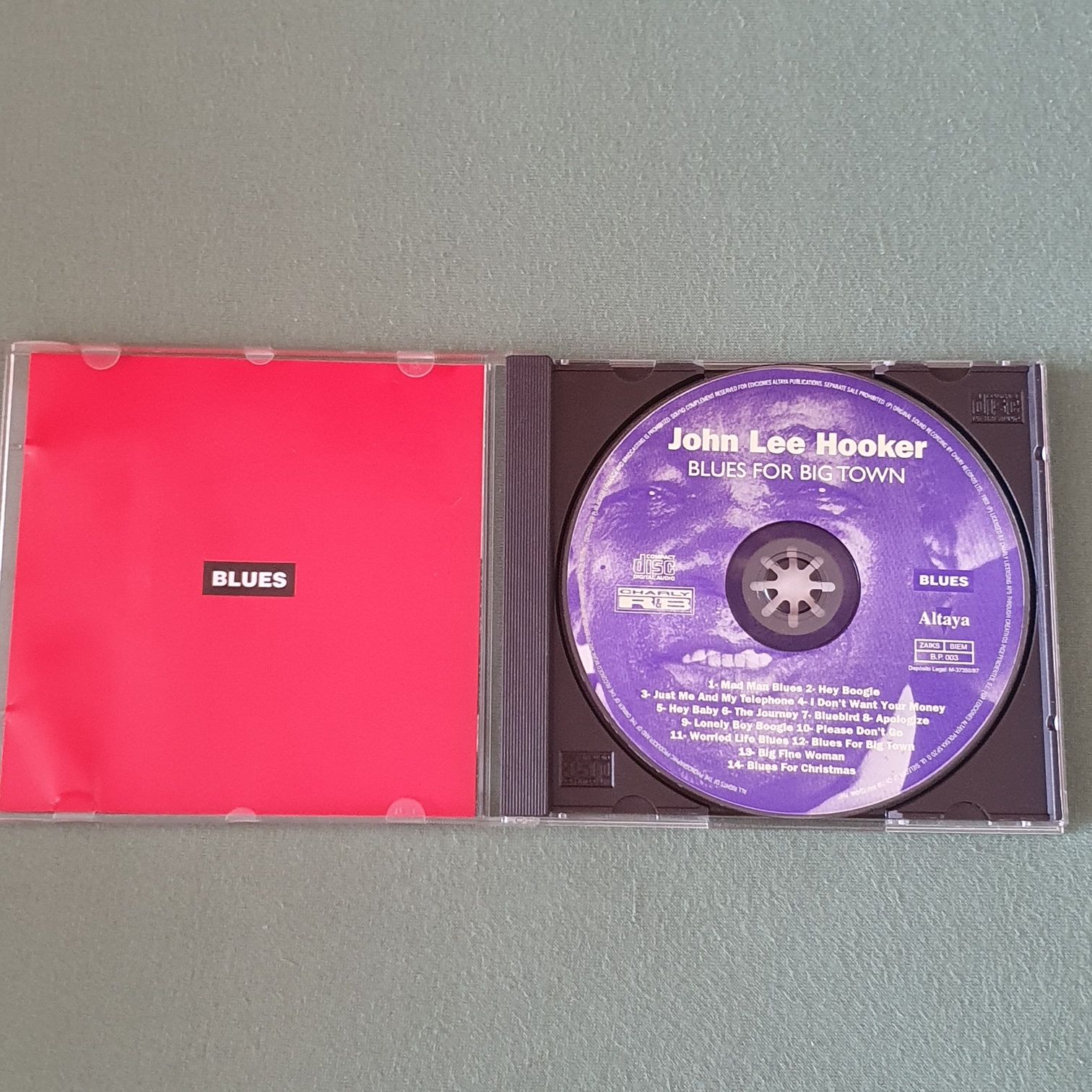 Płyta CD John Lee Hooker " Blues for big town "