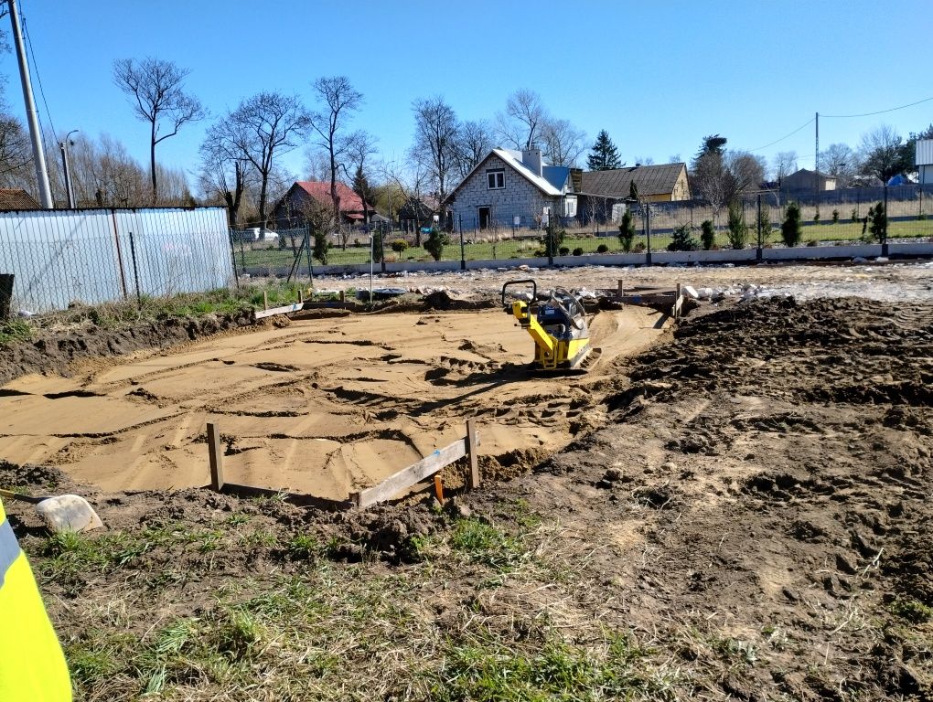 Płyty fundamentowe, wymiany gruntu, fundamenty, prace ziemne.