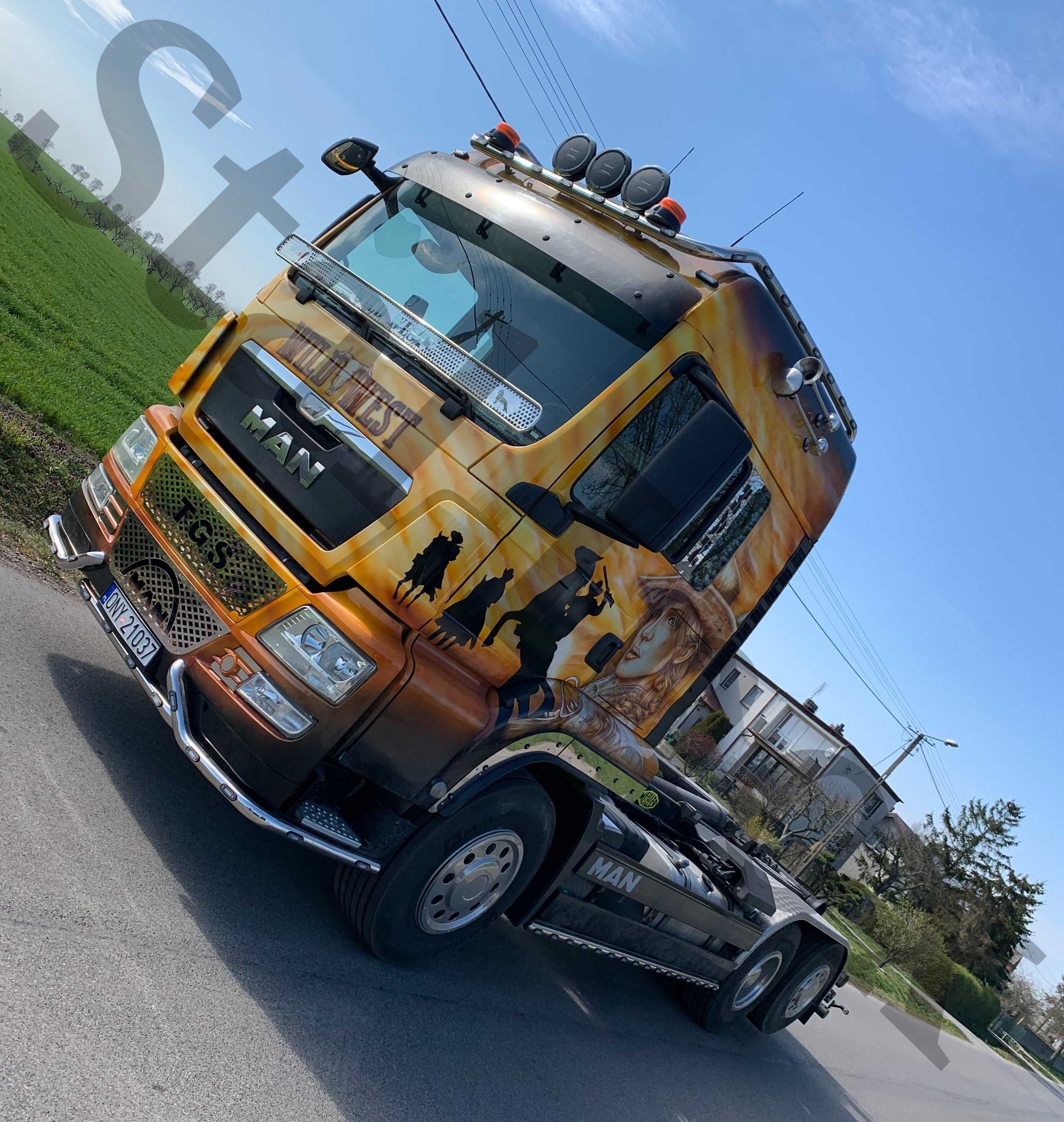 ORUROWANIE Górne MAN Tgx / Tga / Tgs / Tgm oświetlenie