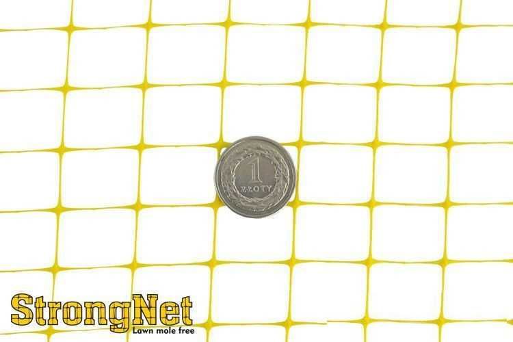 Mocna Siatka StrongNet ochrona przeciw kretom szer. 1m 2m 3m na krety