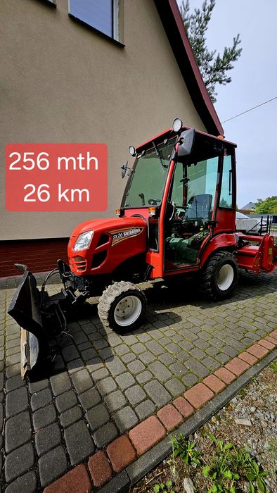 Traktorek Shibaura SX26 japoński tylko 256 mth Ciągnik ogrodowy Kubota