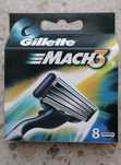 Бритвенные кассеты Gillette Mach 3w Оригинал