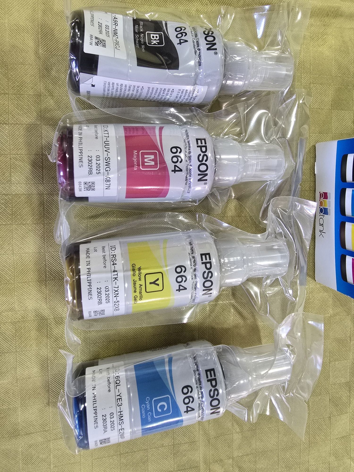 Multipack de 4 cores Epson Ecotank 664