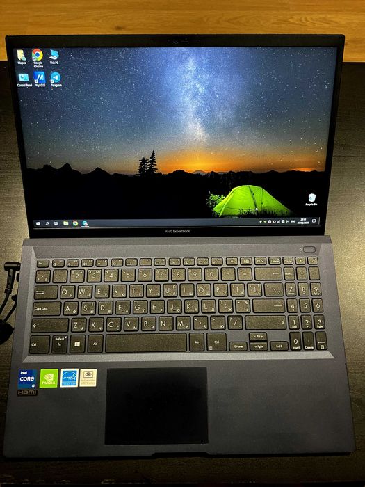 Ноутбук Asus ExpertBook 15.6, SSD 512GB, 16GB RAM, NVIDIA MX330, i5