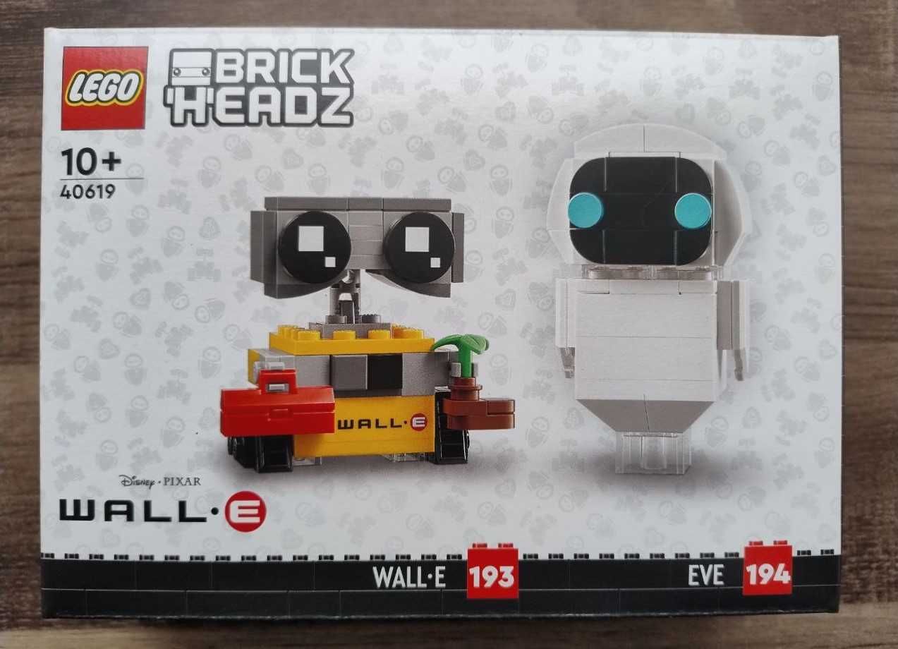 Конструктор LEGO BRICK HEADZ 40619 ЕВА и ВАЛЛ-И (155 Деталей)