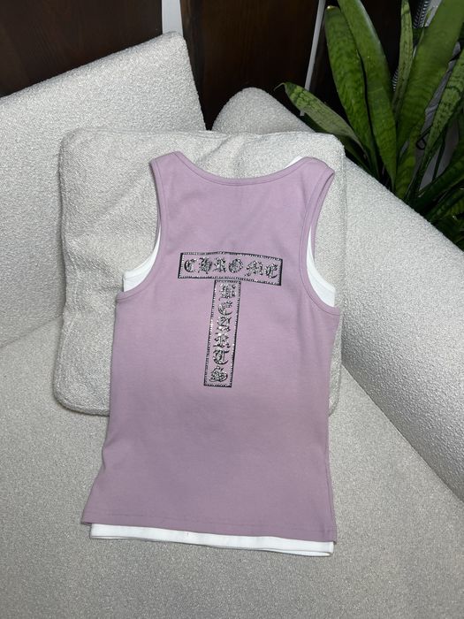 Подвійна майка Chrome Hearts! Розмір S-M! Розпродаж до 90%