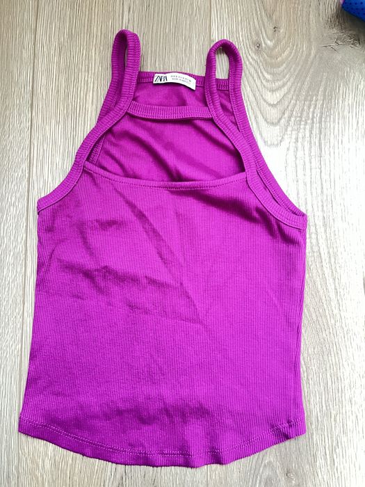 Топ Zara в рубчик