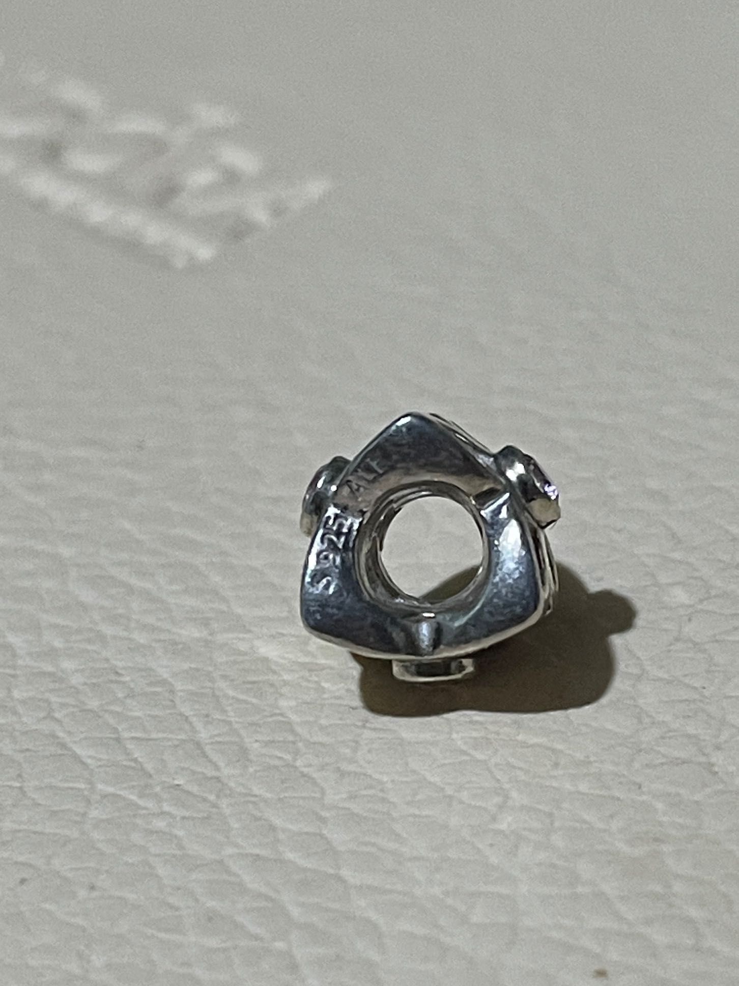 Pandora charms Pachnący różowy groszek, unikat