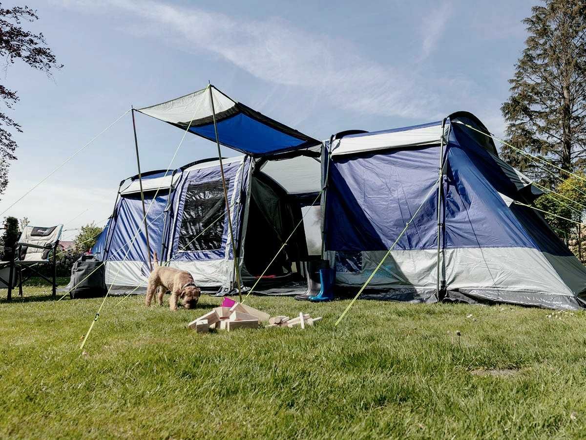 Duży 21m2 Wysoki Namiot VIBRA CAMPING MODENA XXL 8 osobowy