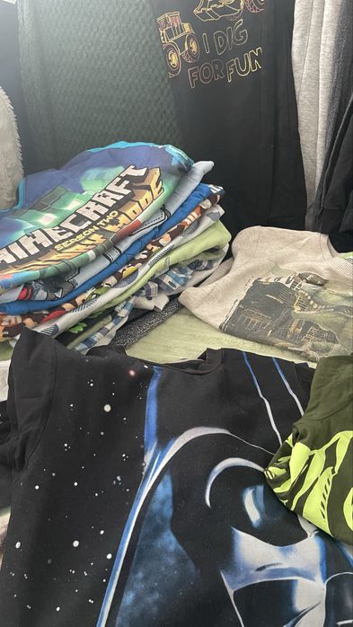 Wielka paczka ubrań dla chlopca 122