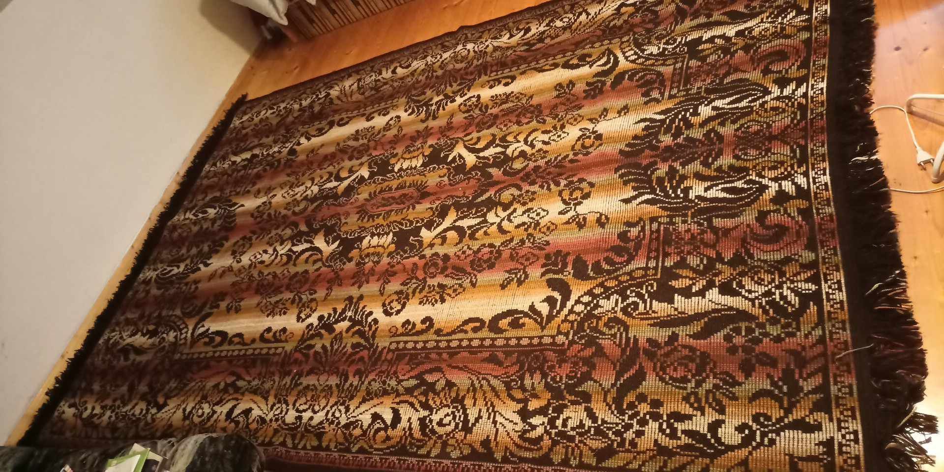 Dywan pleciony wełna 3/2 kilim makata