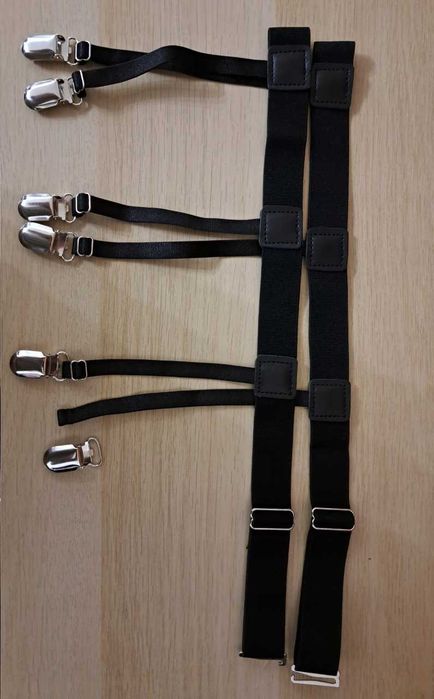 Szelki Do Koszuli Komplet 2 Szt. Męskie Na Udo Utrzymanie Elastyczne