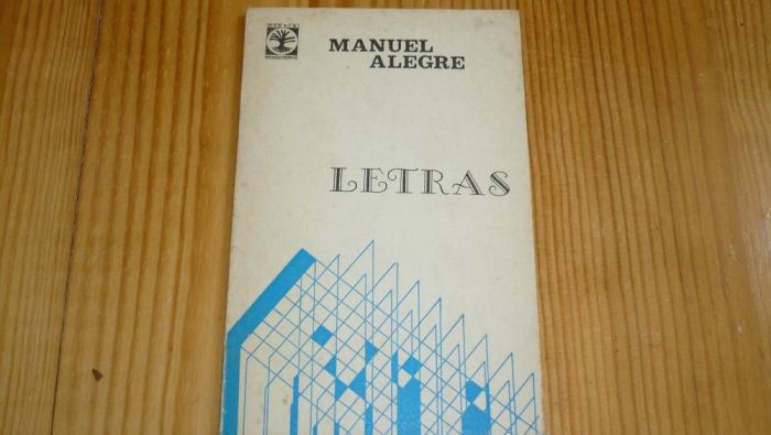 Manuel Alegre "Letras" - 1ª Edição