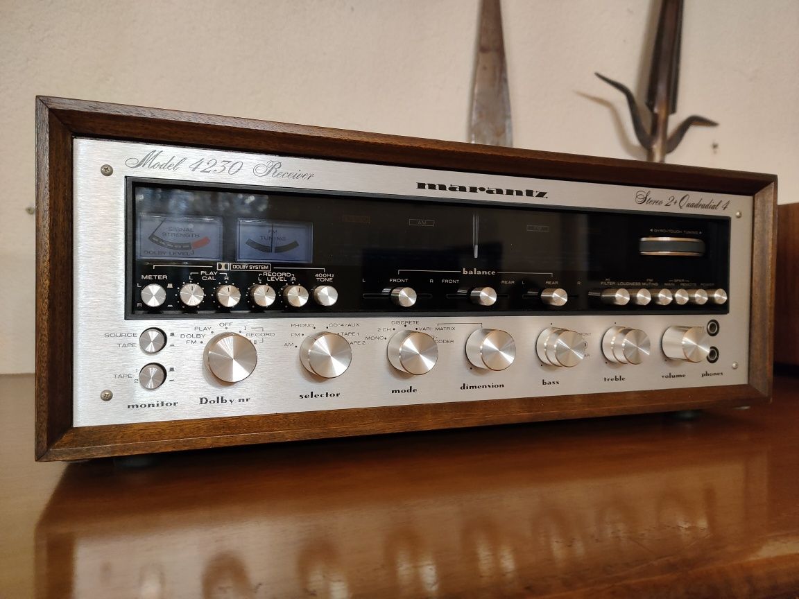 1973-77 Amplituner Marantz 4230 Stereo 2 + Quadradial 4 Receiver Japa