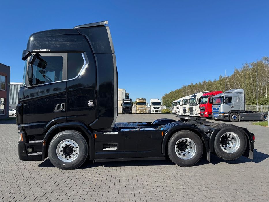 Scania S 580 V8 6x2 BOOGIE INTEGRALL FULL OPTIONS  Nowe opony,import Francja