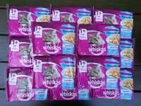 52 saszetki karmy dla kota Whiskas rybna potrawka w galarecie Okazja