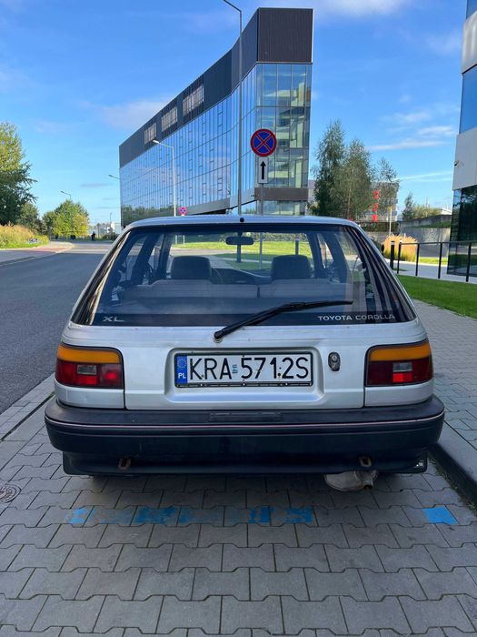 Ważna butla LPG! 37letnia Toyota corolla e9 1988 1.3 LPG 296200km,