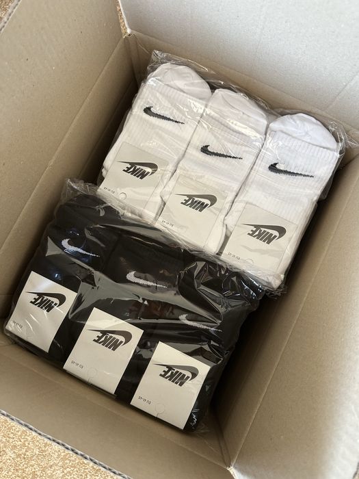 Чоловічі Шкарпетки Nike | Спортивні шкарпетки | Розмір 40-45 | ОПТ