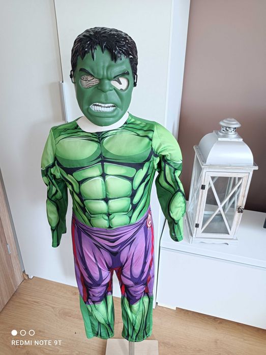 Strój karnawałowy HULK HULKA Avengers mięśni przebranie 110/116 6