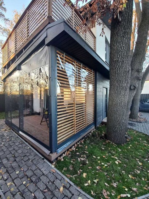 М'які вікна з тканини ПВХ для альтанки/тераси