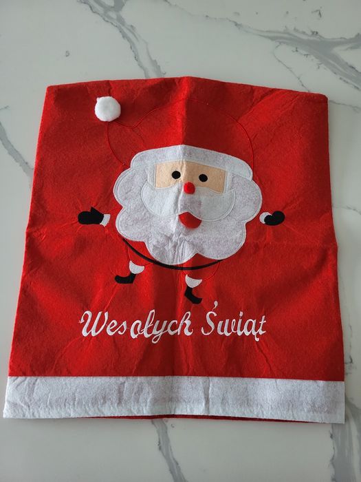 Pokrowce świateczne na krzesła smukee