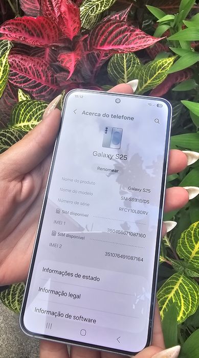 Samsung S25 Cinza C/Garantia