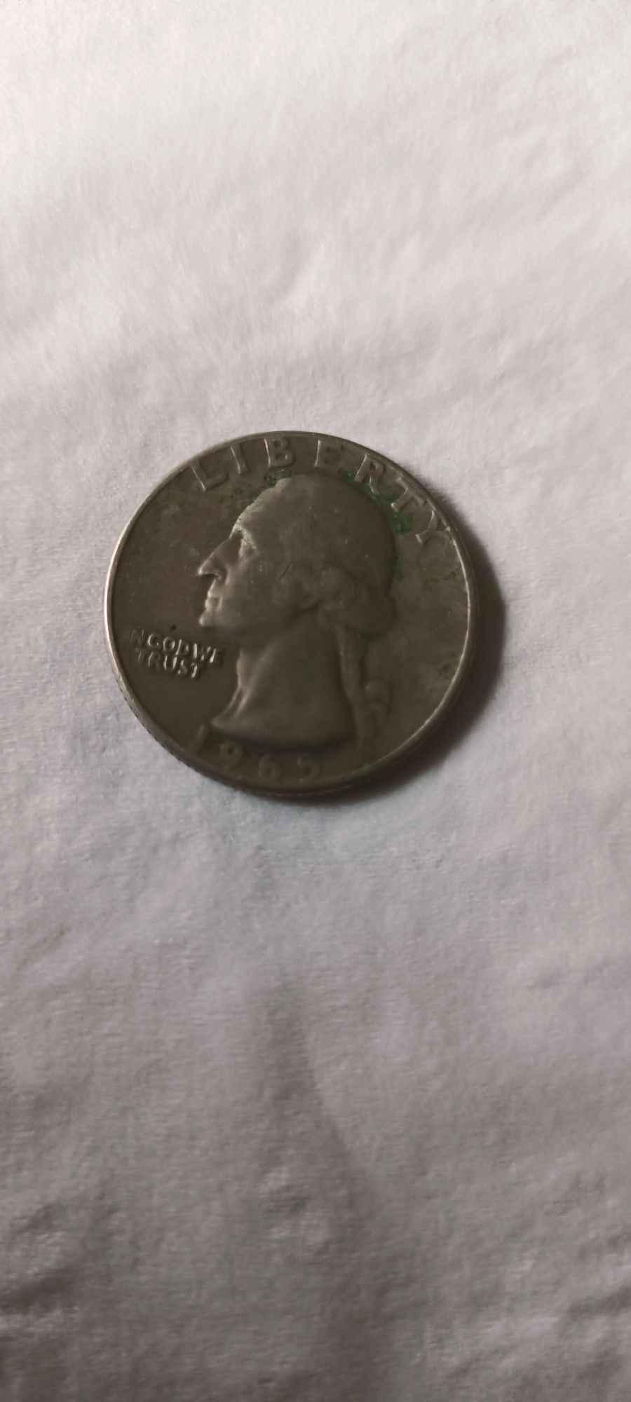 Moneta Quarter Dollar z 1965r