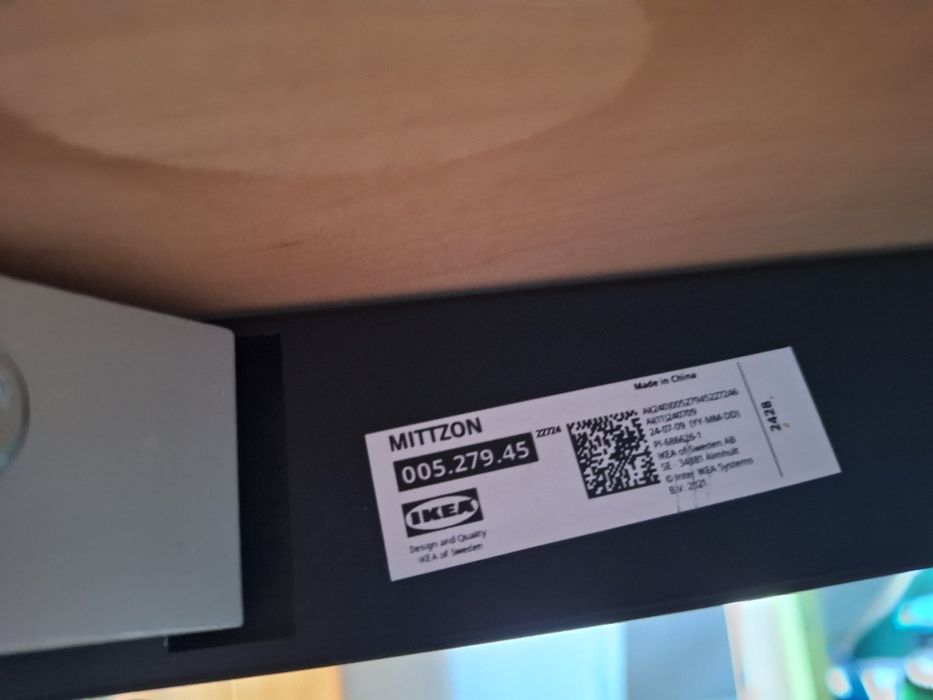 Stół 140 x 80, nogi IKEA MITTZON