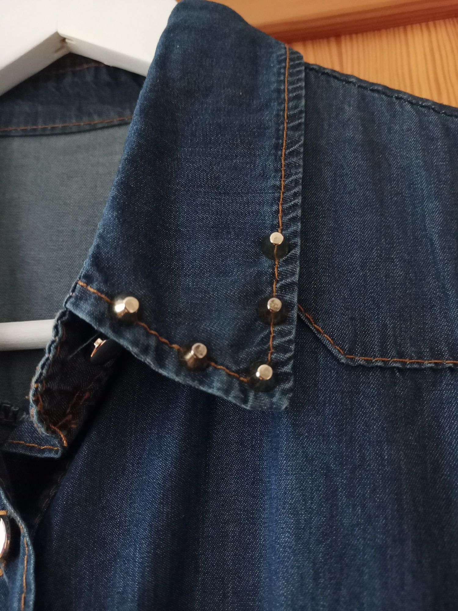 Koszula bawełna jeans