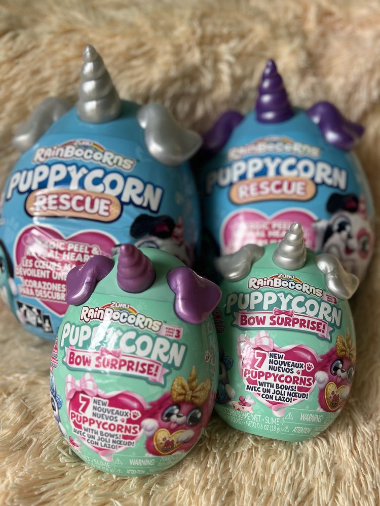 Puppycorn rescue rainbowcorn іграшка сюрприз яйце велике