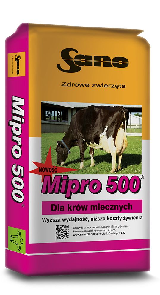 Mipro 500 dla krów, Sano, worek 25 kg