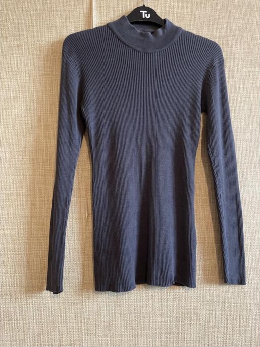 Синее худи капюшон шерсть/альпака и другие