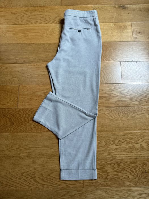 Męskie spodnie chinosy Zara roz. 44