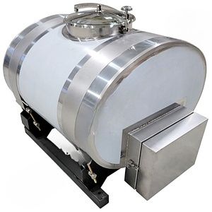 Бочка від молоковоза з харчового алюмінію 1700л