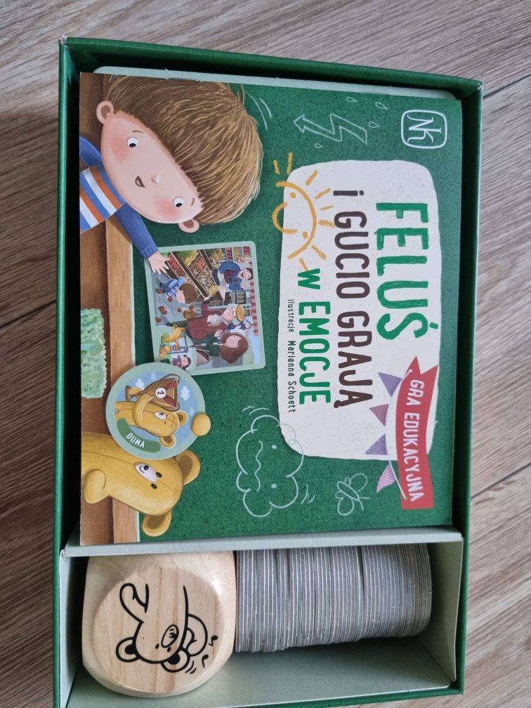 Feluś I Gucio grają w emocje gra planszowa