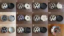 Колпачки в диски Volkswagen ковпачки фольксваген заглушки VW колеса