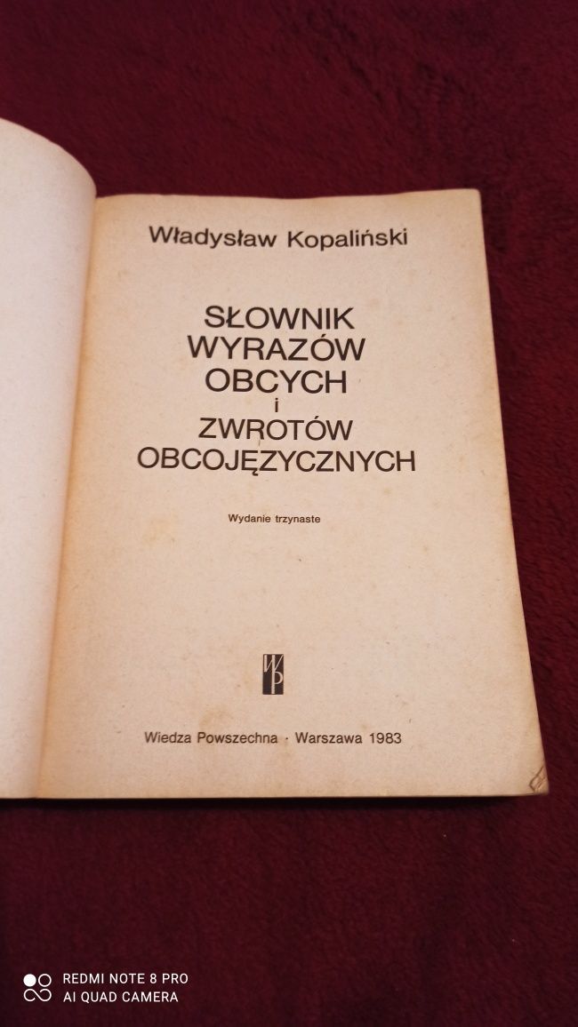 Słownik wyrazów obcych - W. Kopalinski