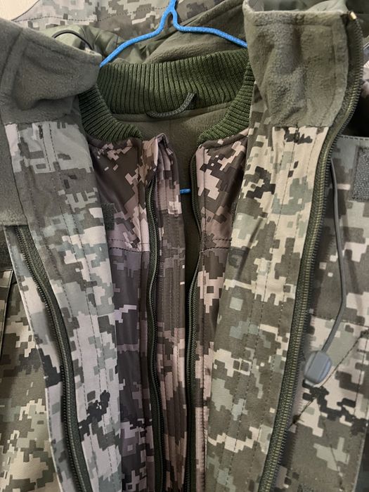 Зимова куртка піксель, двойна. Зс У, штани утепленні