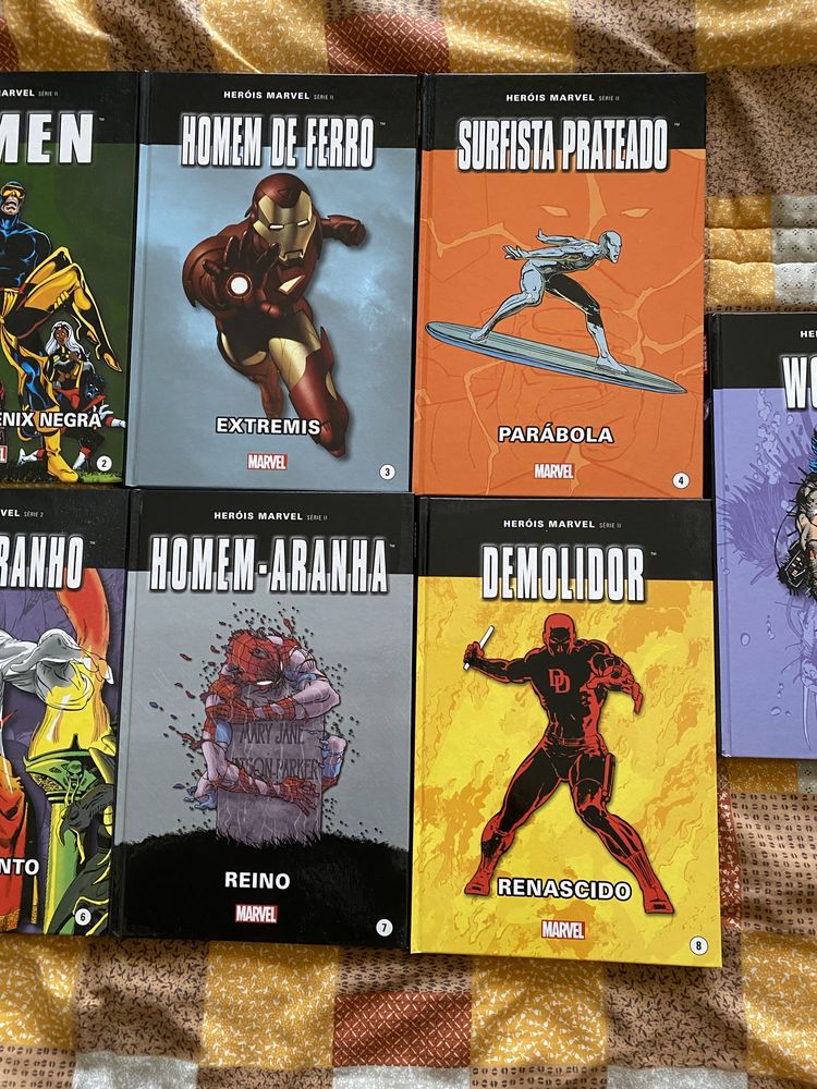 Banda Desenhada Coleção Livros Heróis Marvel Série 2