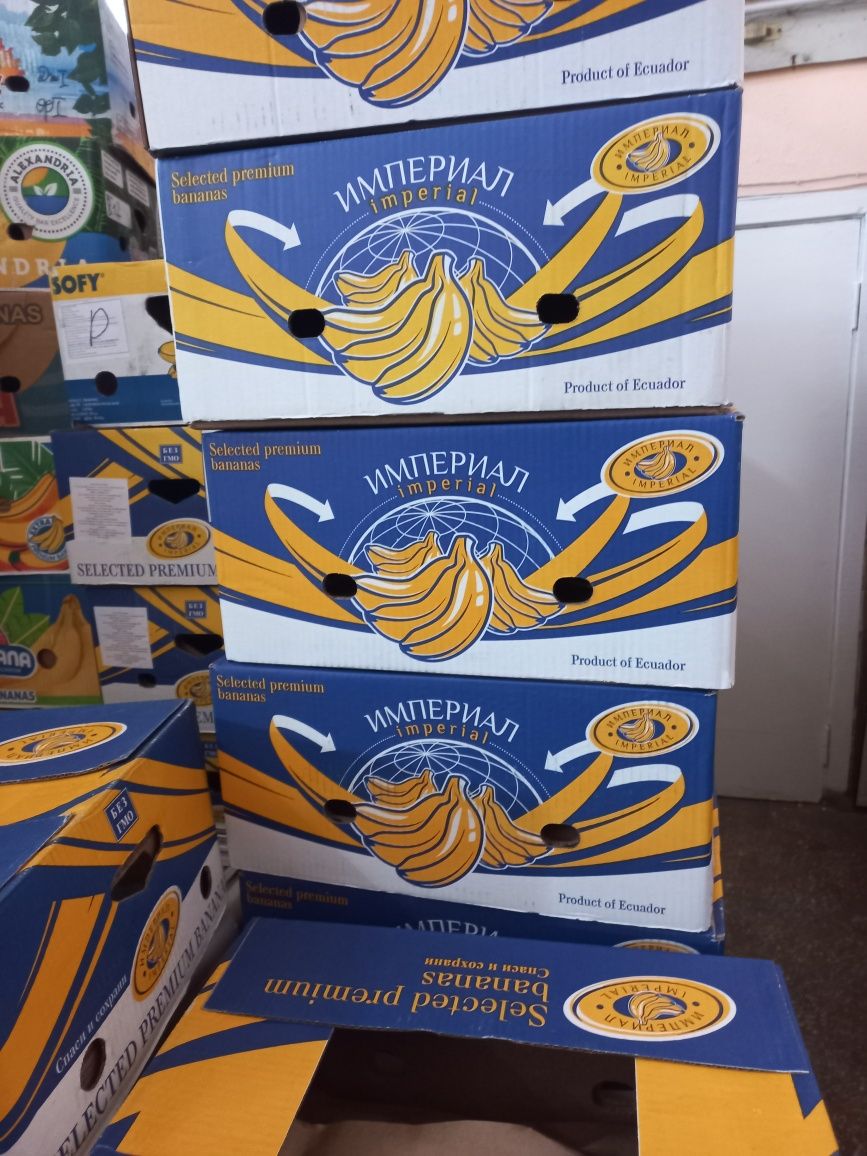 Нові бананові ящики бананки
