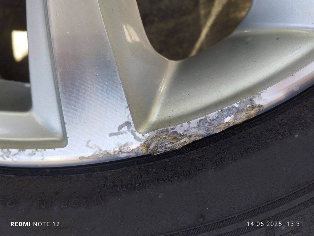 Alu felgi 5x112 VW golf 205/55/16 polerowane