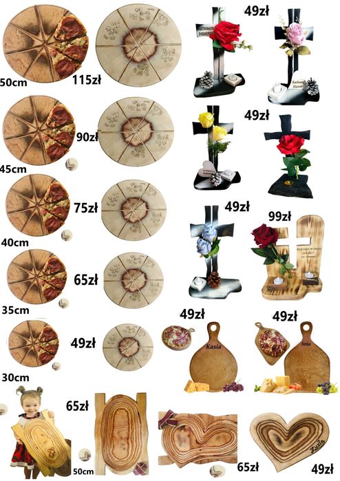 " KORYTA DREWNIANE Producent Koryt do Cateringu Restauracji, Karczmy