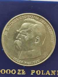 Moneta 50 000 zł. Piłsudski