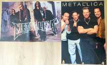 Metallica dwa plakaty lata 90 z gazety bravo