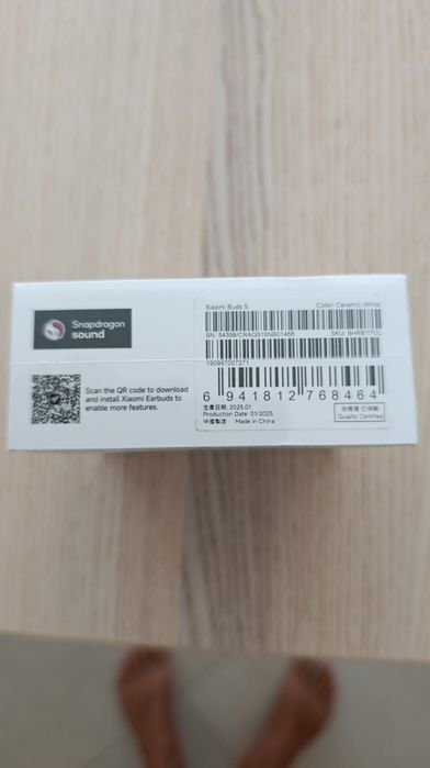 Xiaomi buds 5 cerâmica white