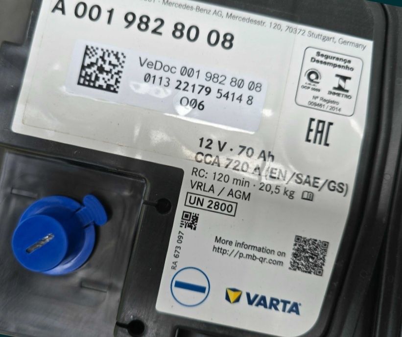 Аккумулятор 105, 95, 92,90, 80, 70 Ач АGM