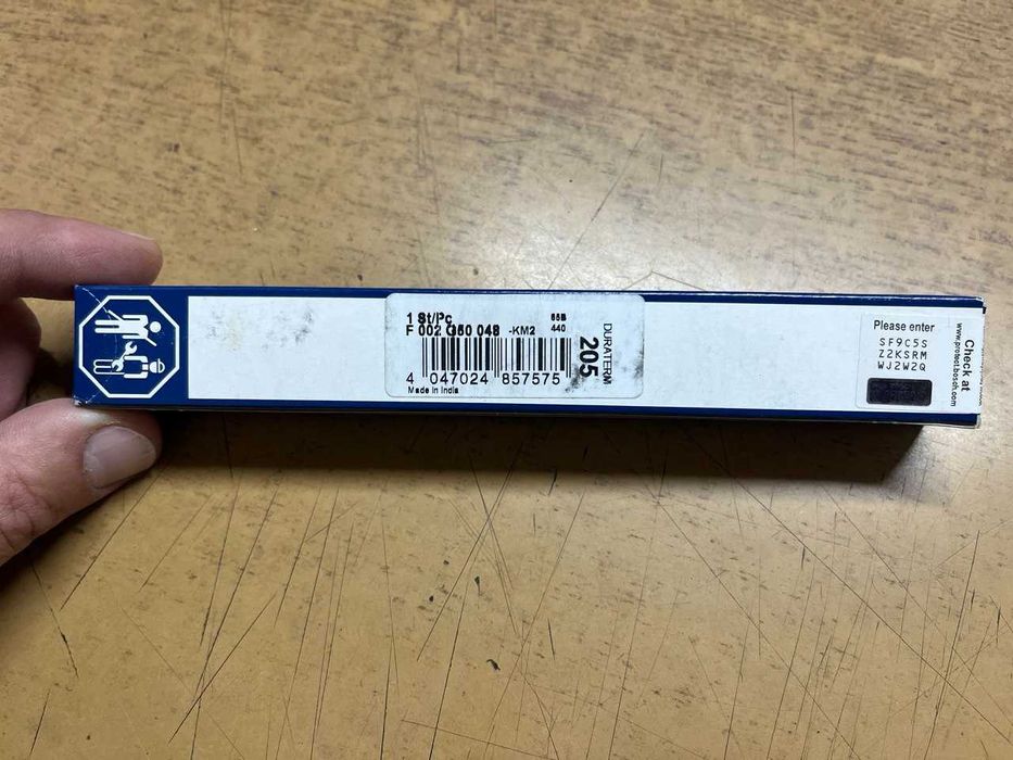 Свічка розжарювання BOSCH F 002 G50 048