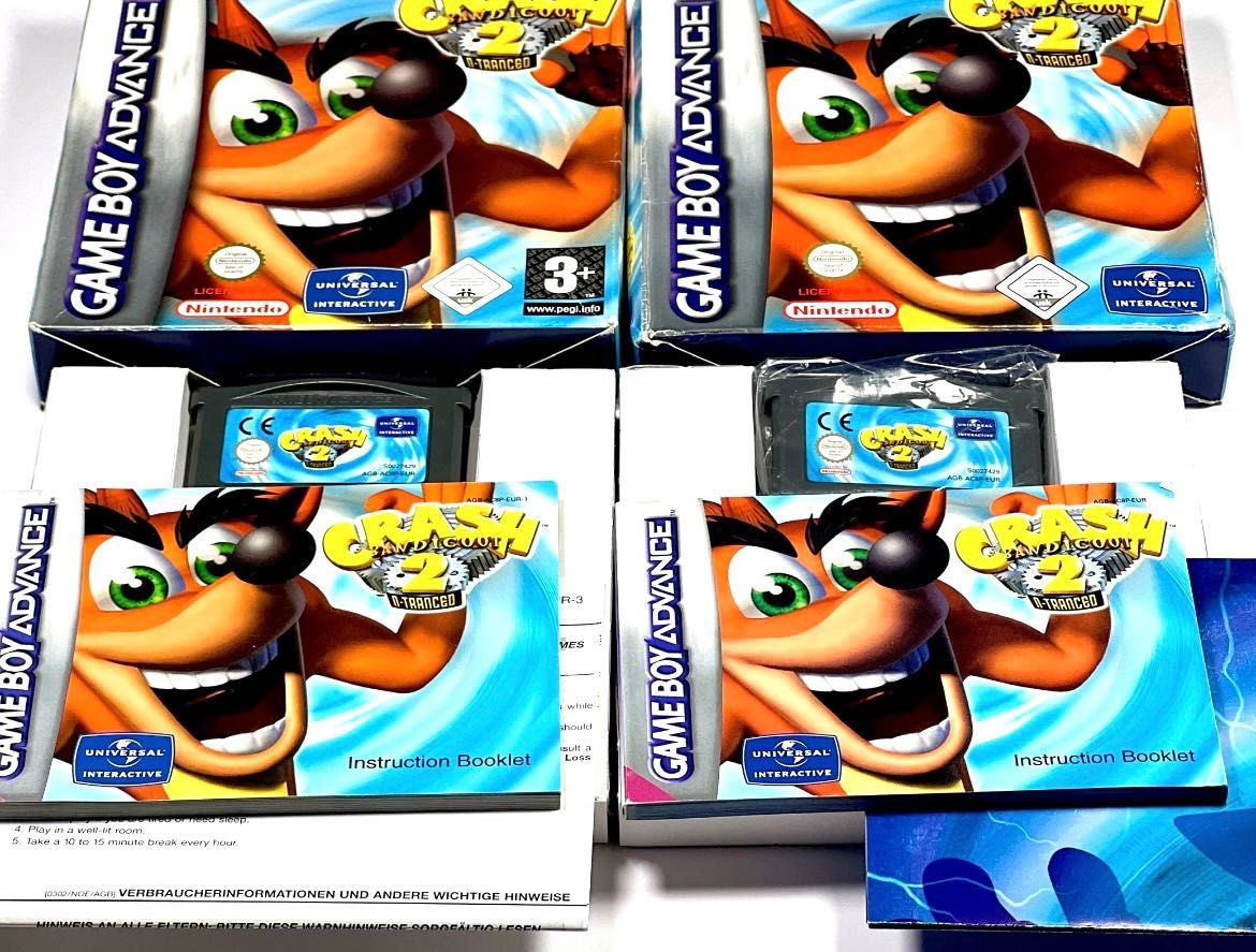 Crash Bandicoot N-tranced Nintendo Game Boy Advance